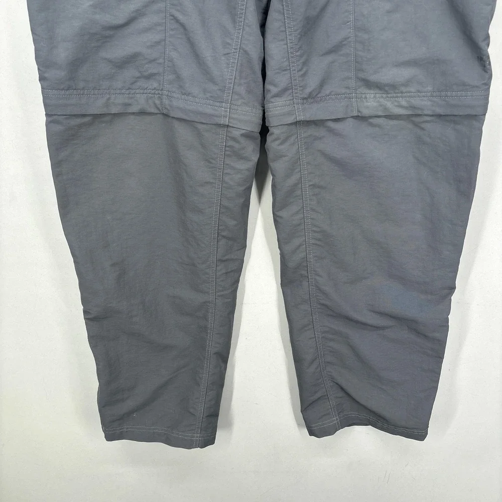 The North Face Pants Mens 40x32 Gray Paramount Convertible Cargo Outdoor Hiking